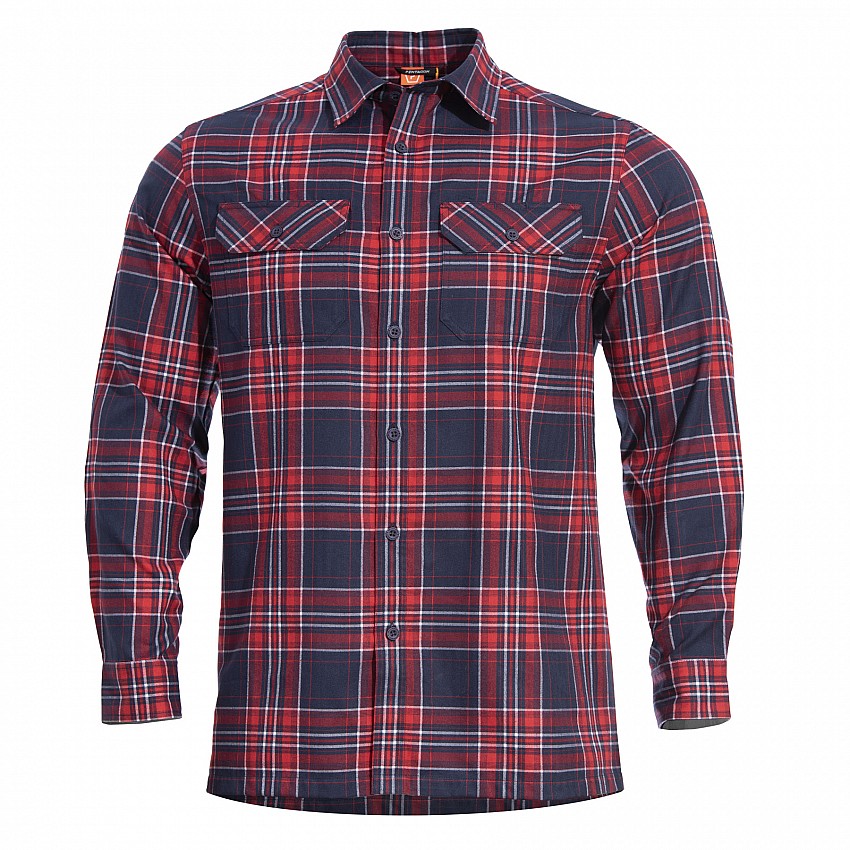 Drifter Flannel, Red Check