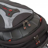  Рюкзак  17", черный/серый, 37x24x48 см, 25 л 