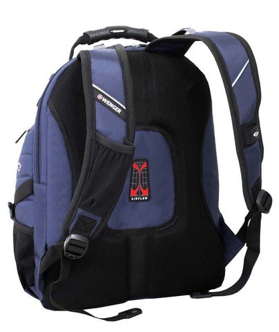  Рюкзак  15", синий/черный, 35x19x44 см, 29 л 