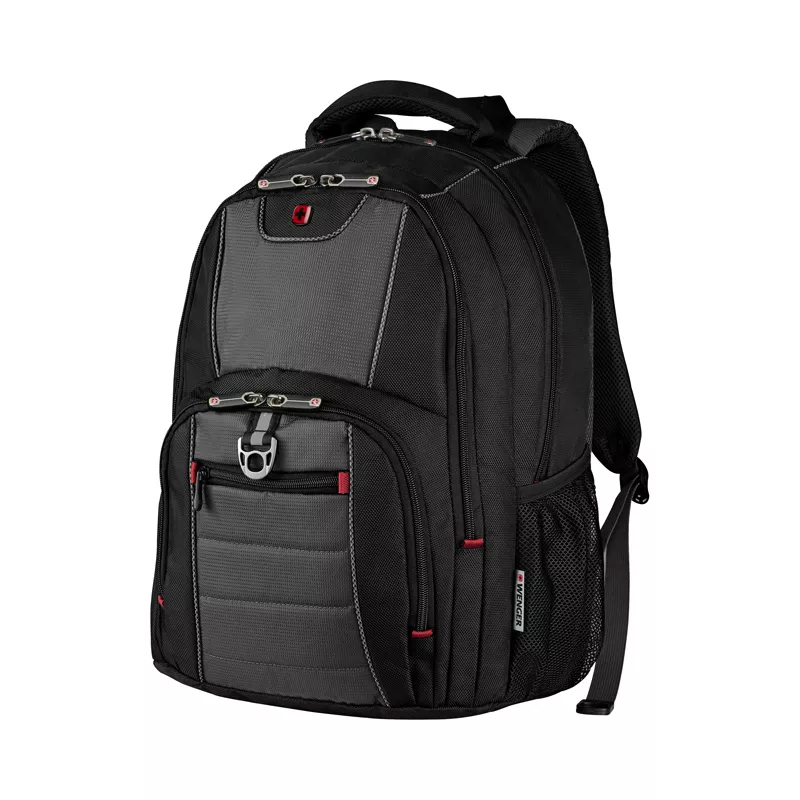  Рюкзак  16'', черный/серый, 38x25x48 см, 25 л 
