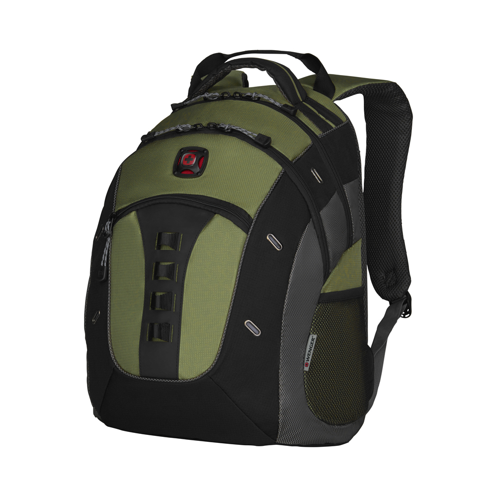  Рюкзак  16", зеленый, 38x25x49 см, 27 л 
