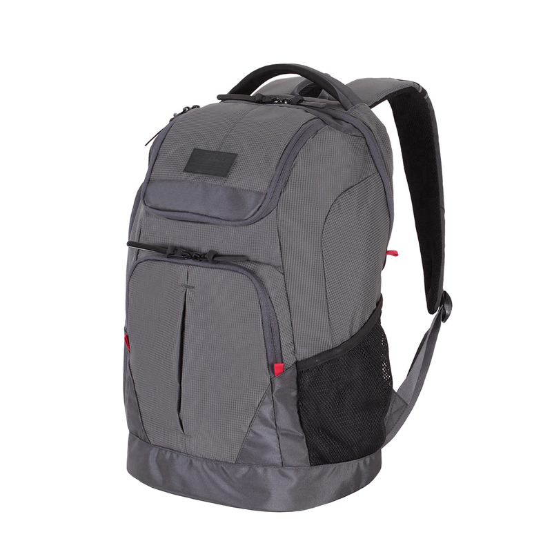  Рюкзак  15'', серый, 31x19x48 см, 28 л 