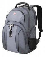  Рюкзак  15", серый/серебристый, 35х16х48 см, 26 л 