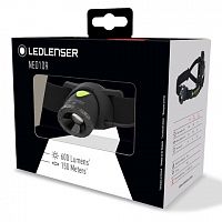  Фонарь светодиодный налобный LED Lenser NEO10R, черный, 600 лм, аккумулятор 