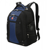  Рюкзак  15", черный/синий, 36x19x47 см, 32 л 